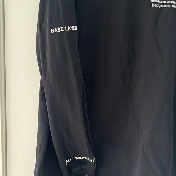 Heron Preston NASA Black Long Sleeve Tee Fall/Winter 1990 – Streetwear - Picture 4 of 6